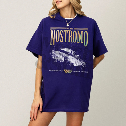 Alien — Nostromo Xenomorph Grunge Streetwear Tee