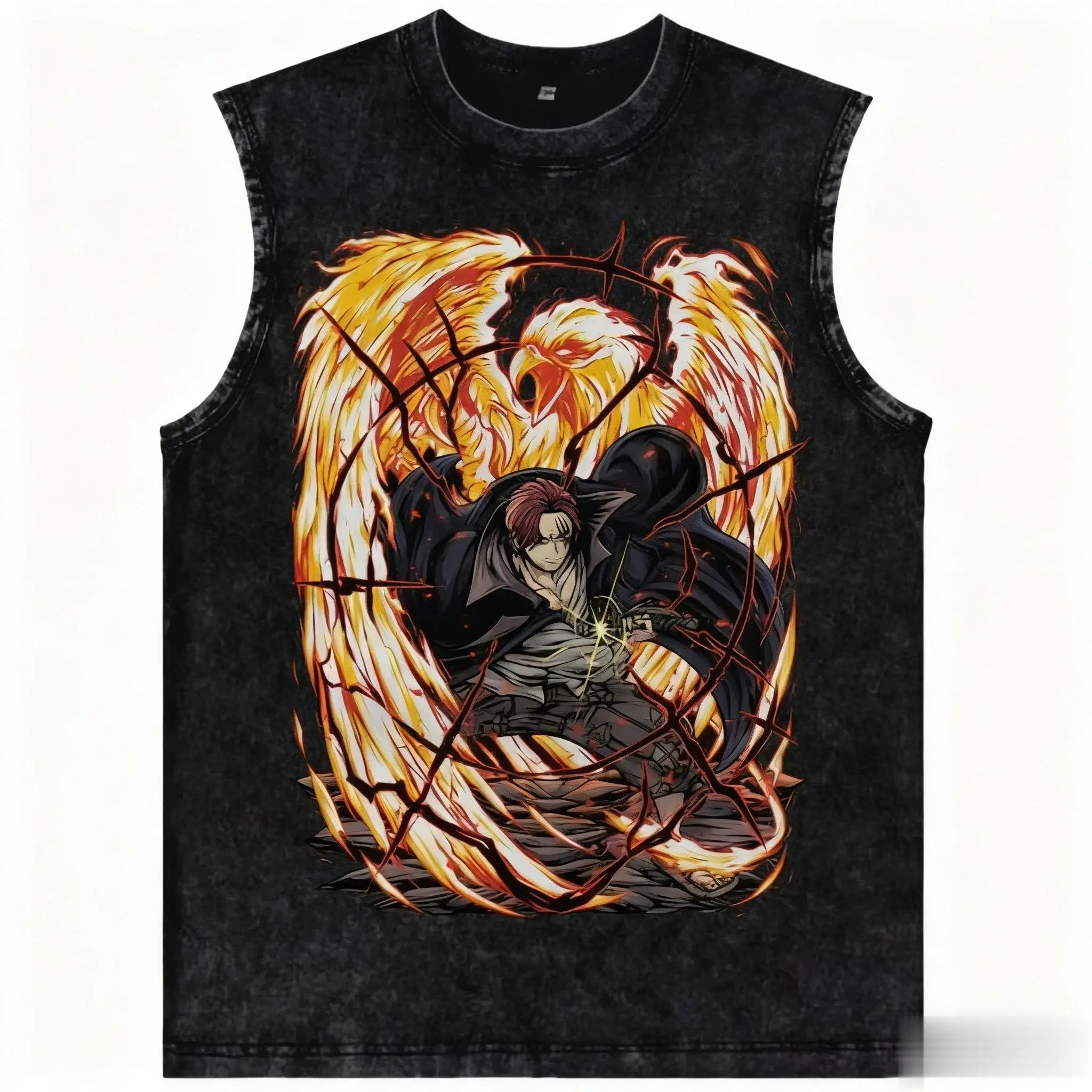 One Piece — Harajuku Washed Vintage Tank Top - Neon Districts