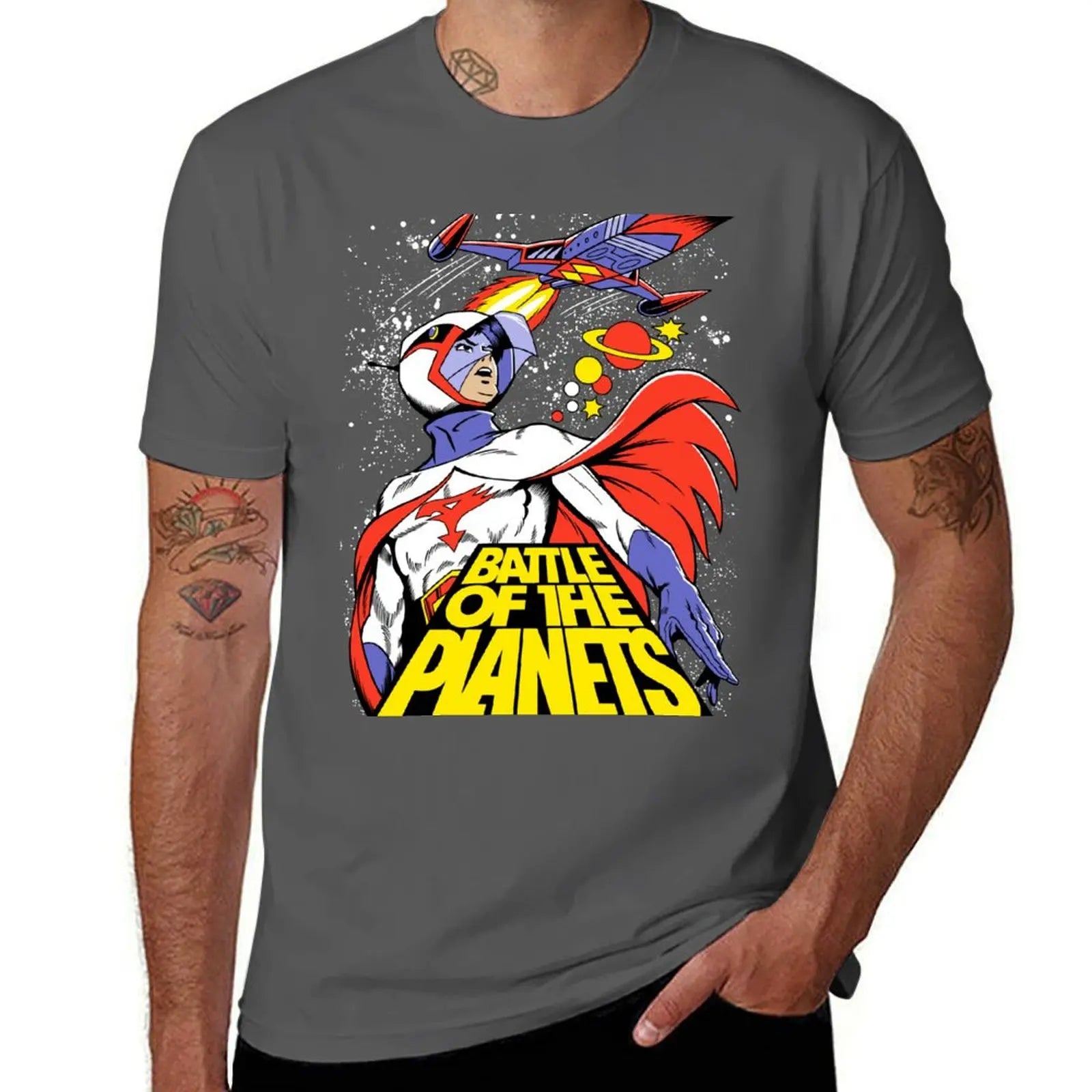 Battle of the Planets G-Force Retro Anime Tee – Retro Graphic Shirt - Neon Districts
