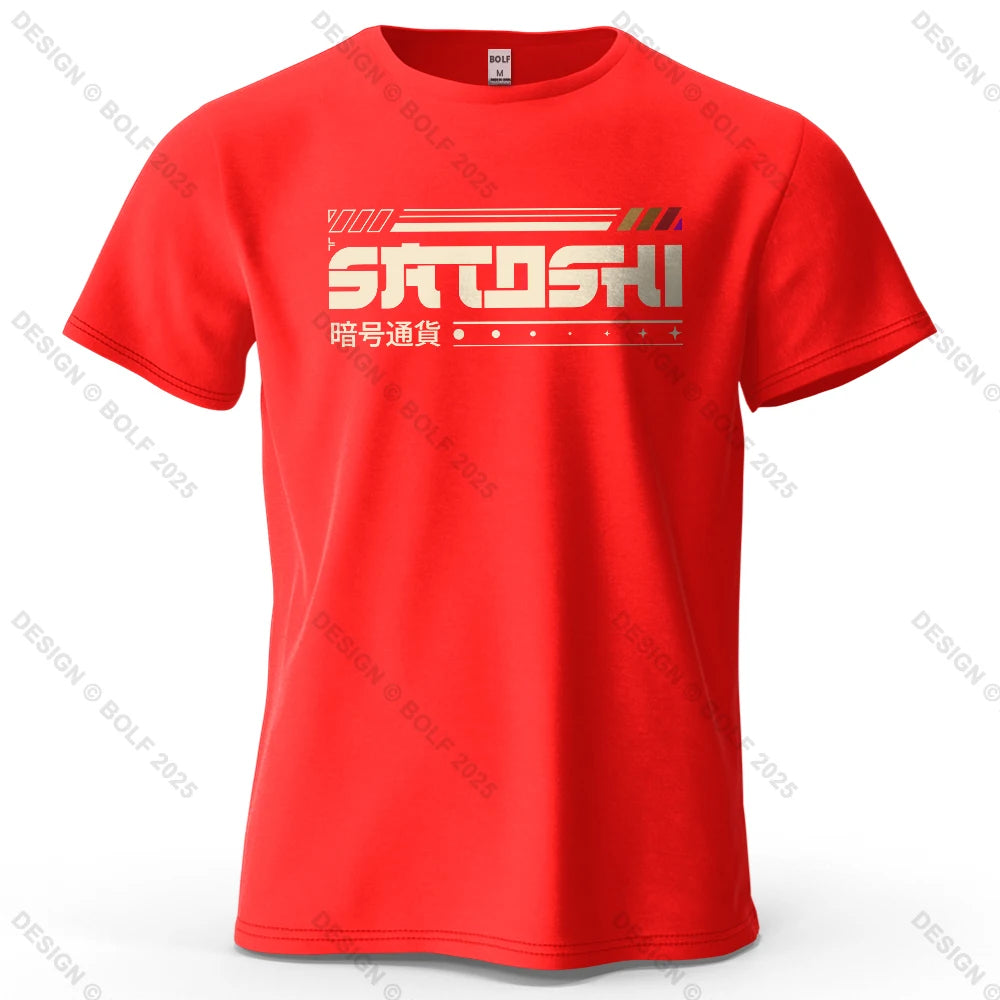 Satoshi — Crypto Tech Oversized Graphic Tee - Neon Districts