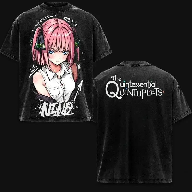 Quintessential Quintuplets Nino Washed Tee