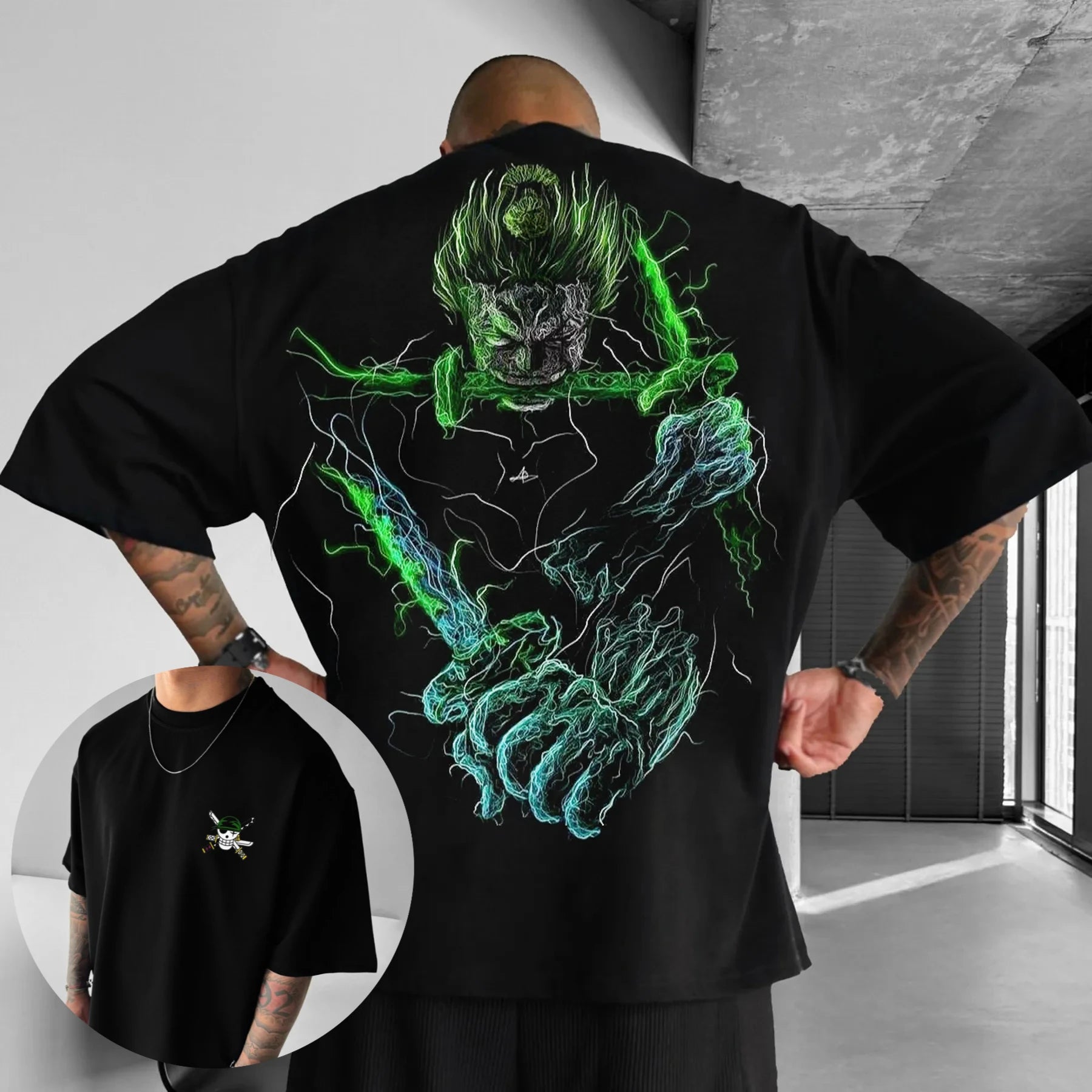 One Piece Harajuku Collab Tee - Neon Districts