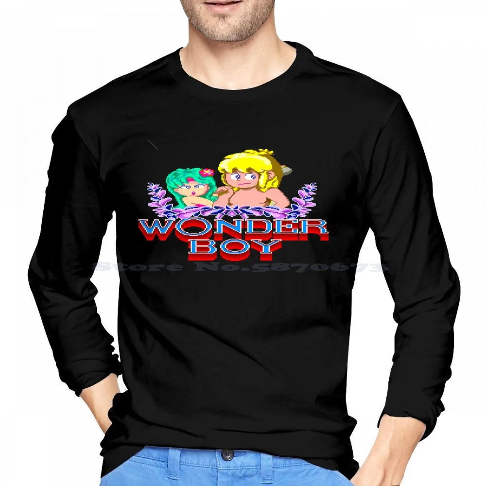 Wonder Boy — Arcade Classic Retro Vintage Tee - Neon Districts