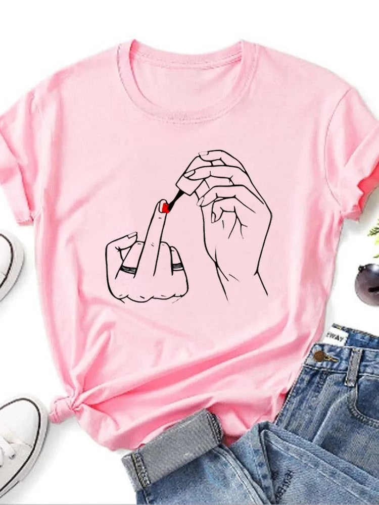 Nail Polish & Attitude Tee - Neon Districts