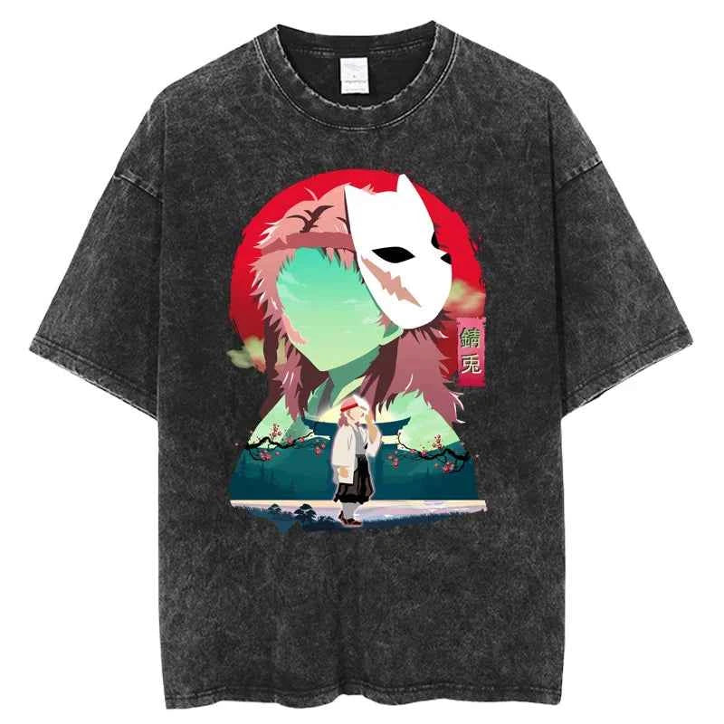 Harajuku Vintage Oversized Graphic Tee