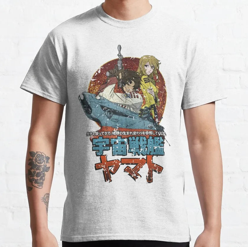 Space Battleship Yamato — Harlock 1980s Vintage Tee