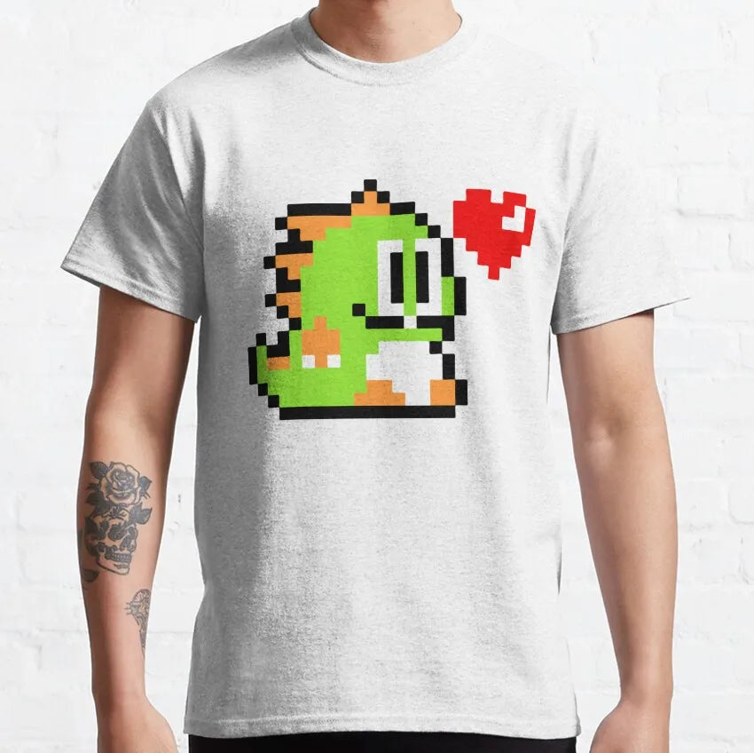 Bubble Bobble — Bub & Bob NES Arcade Retro Tee - Neon Districts