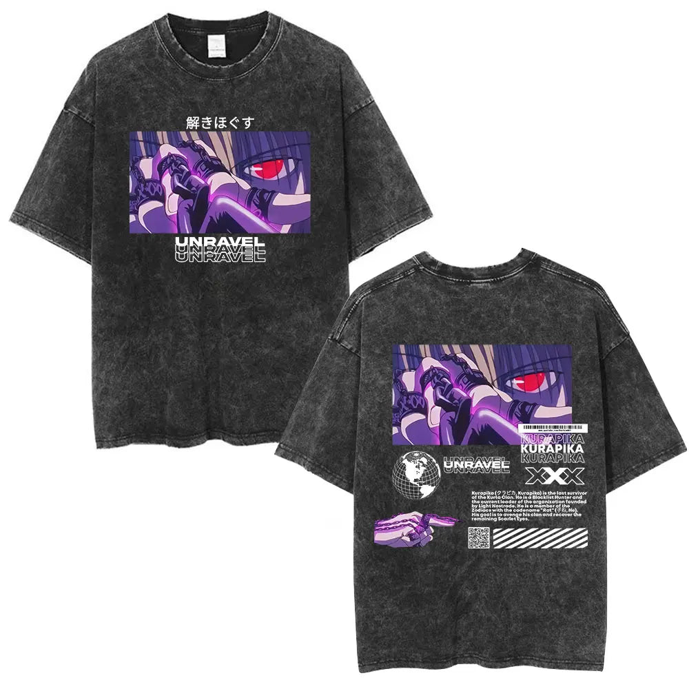 Hunter x Hunter Killua & Gon Vintage Tee – Cherry Blossom Print