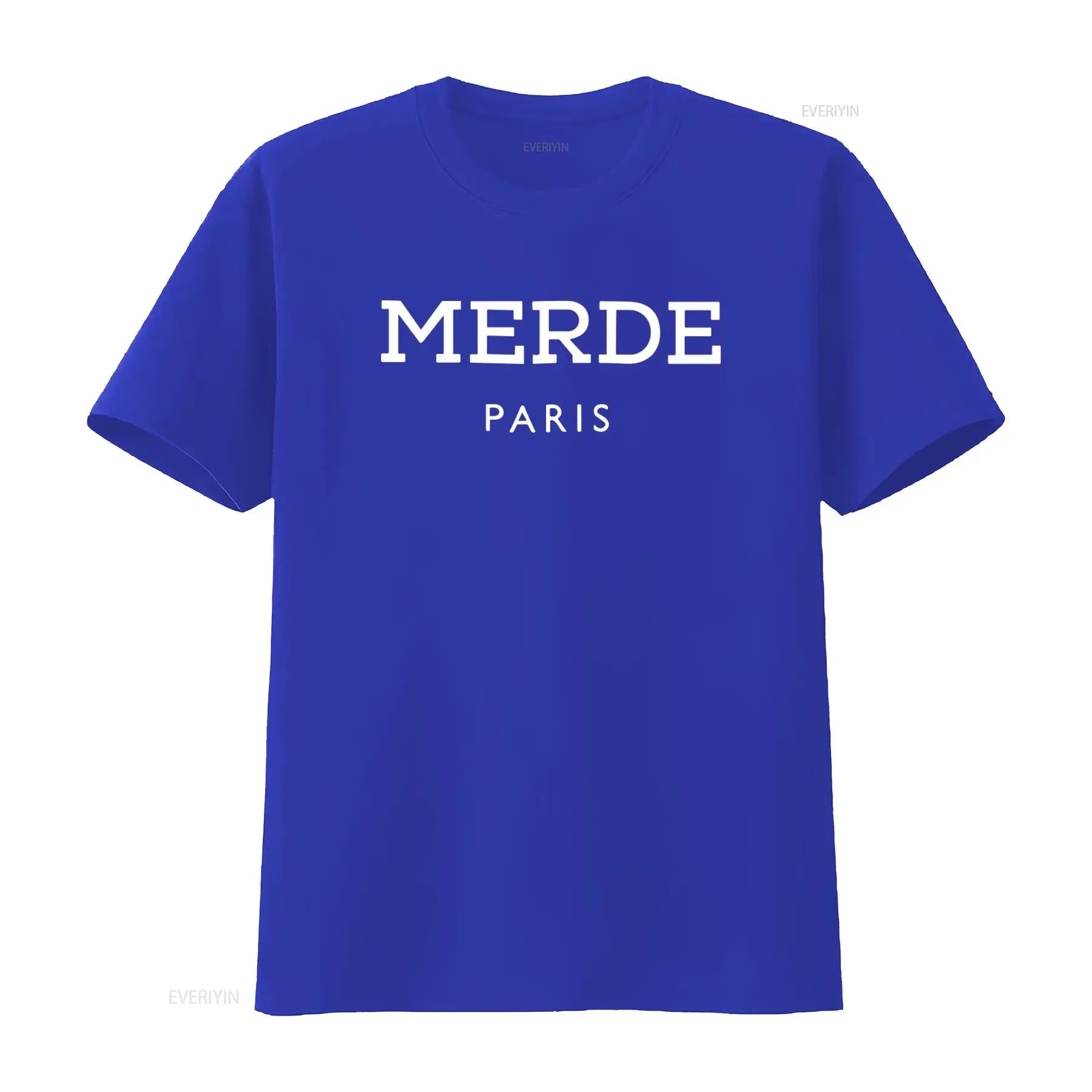 Merde Paris Vintage Washed Tee - Neon Districts