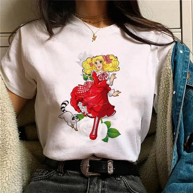 Candy Cartoon Harajuku Streetwear Tee - Neon Districts