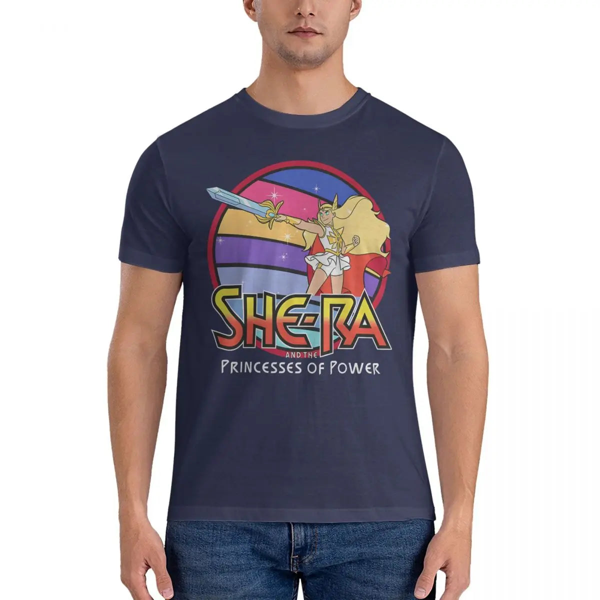 She-Ra Princess of Power — Oversized Graphic Fan Tee - Neon Districts