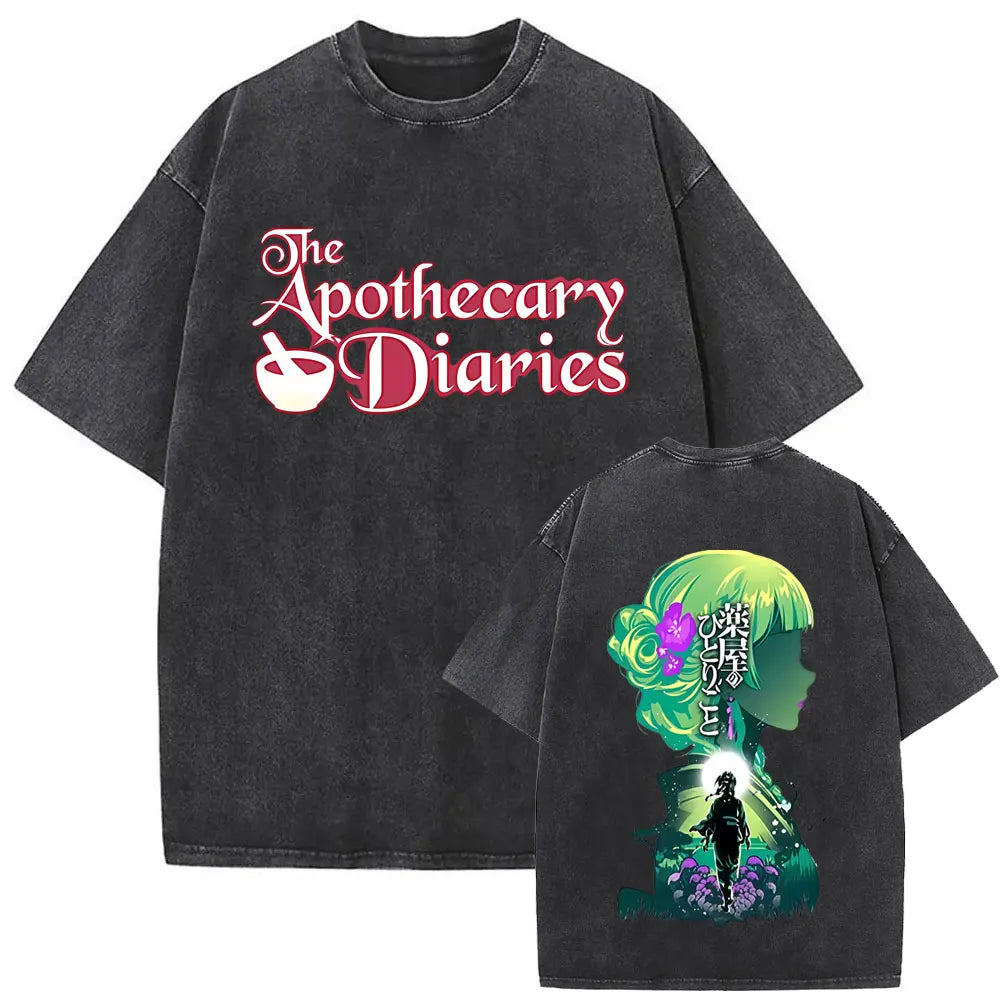 Apothecary Diaries Maomao Vintage Washed Tee – Manga Graphic