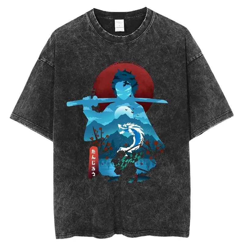 Harajuku Vintage Oversized Graphic Tee