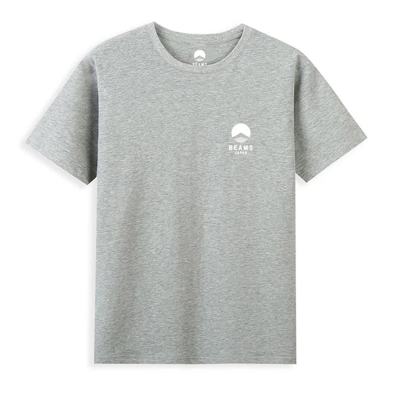 Mount Fuji — Embroidered Logo Japan Cotton Tee - Neon Districts