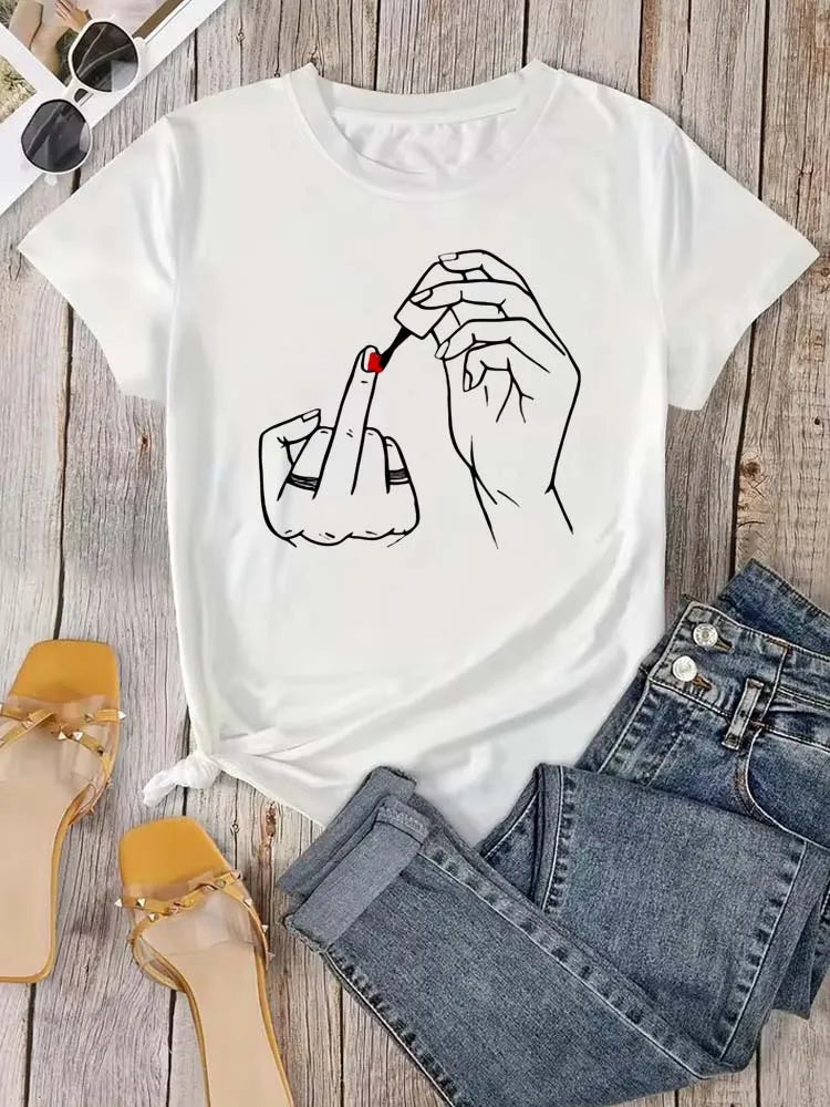 Nail Polish & Attitude Tee - Neon Districts