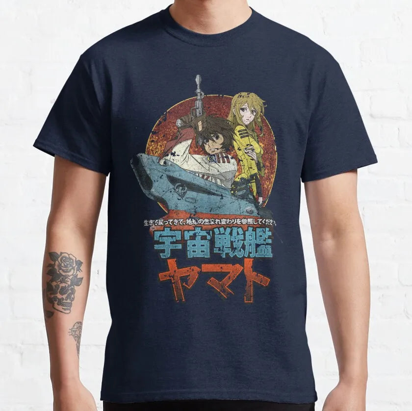 Space Battleship Yamato — Harlock 1980s Vintage Tee