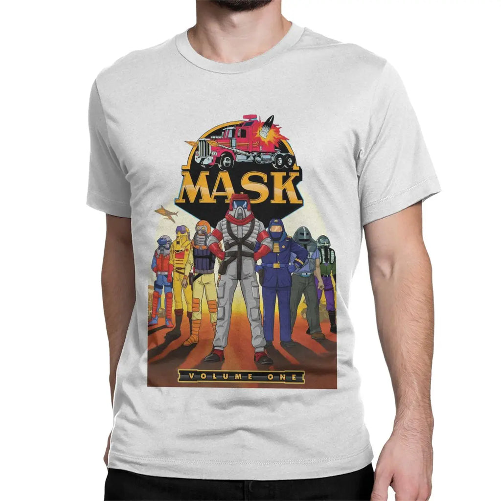 M.A.S.K. — Mobile Armored Strike Kommand 80s Cartoon Graphic Tee - Neon Districts