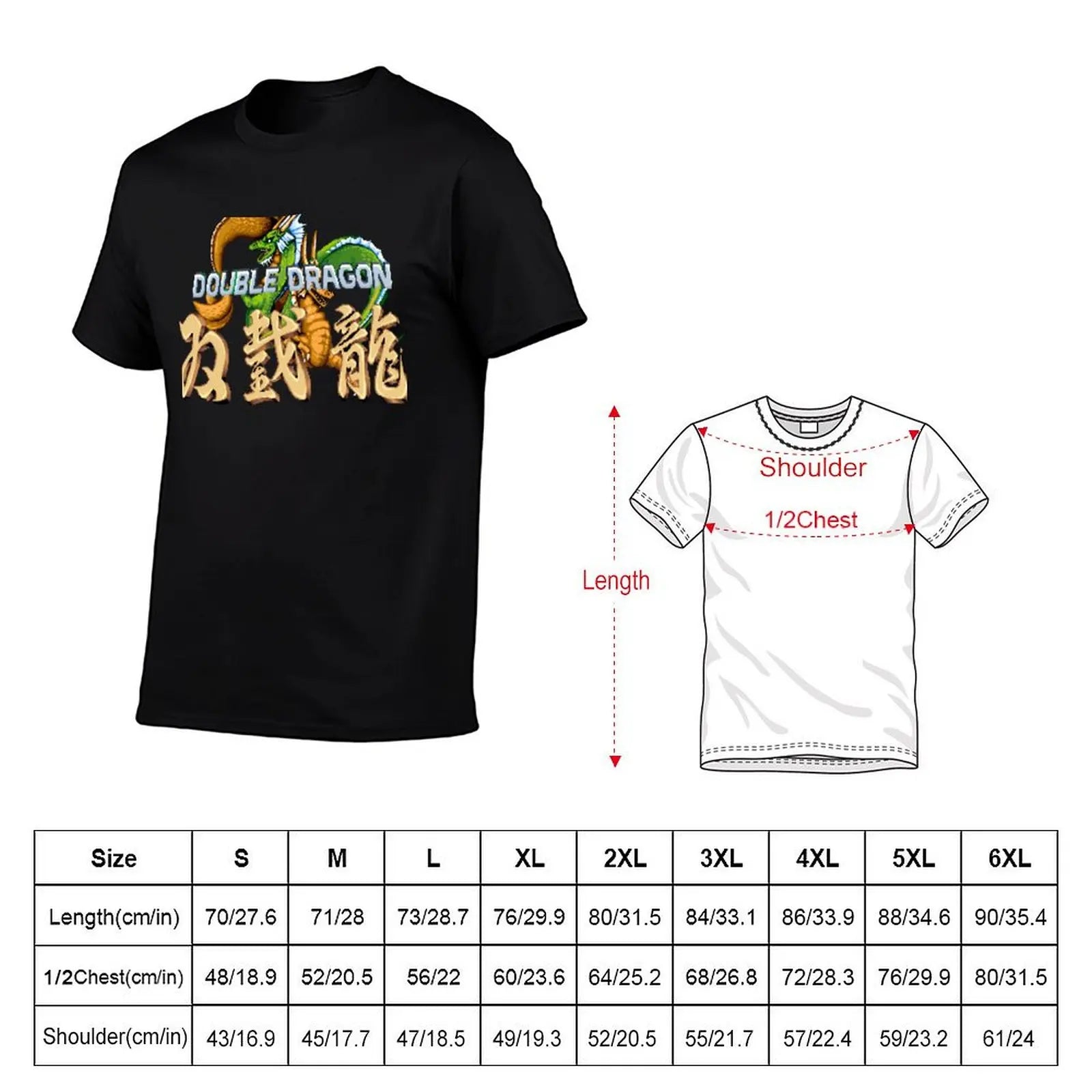 Double Dragon — Arcade Title Pixel Art Vintage Tee - Neon Districts