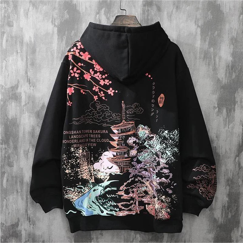 Y2K Loft Print Hoodie - Neon Districts