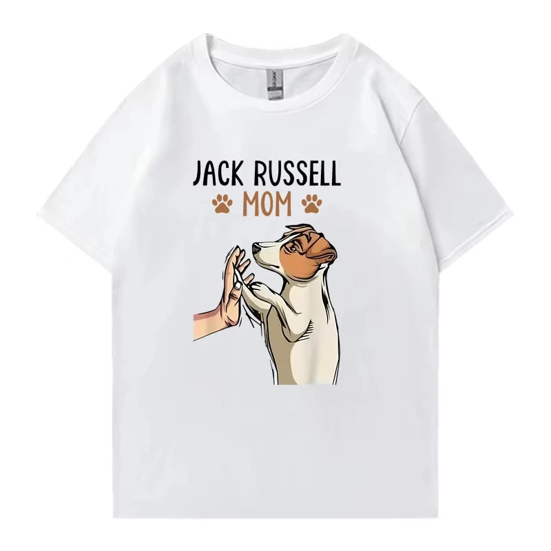 Jack Russell Mom Kawaii Tee - Neon Districts