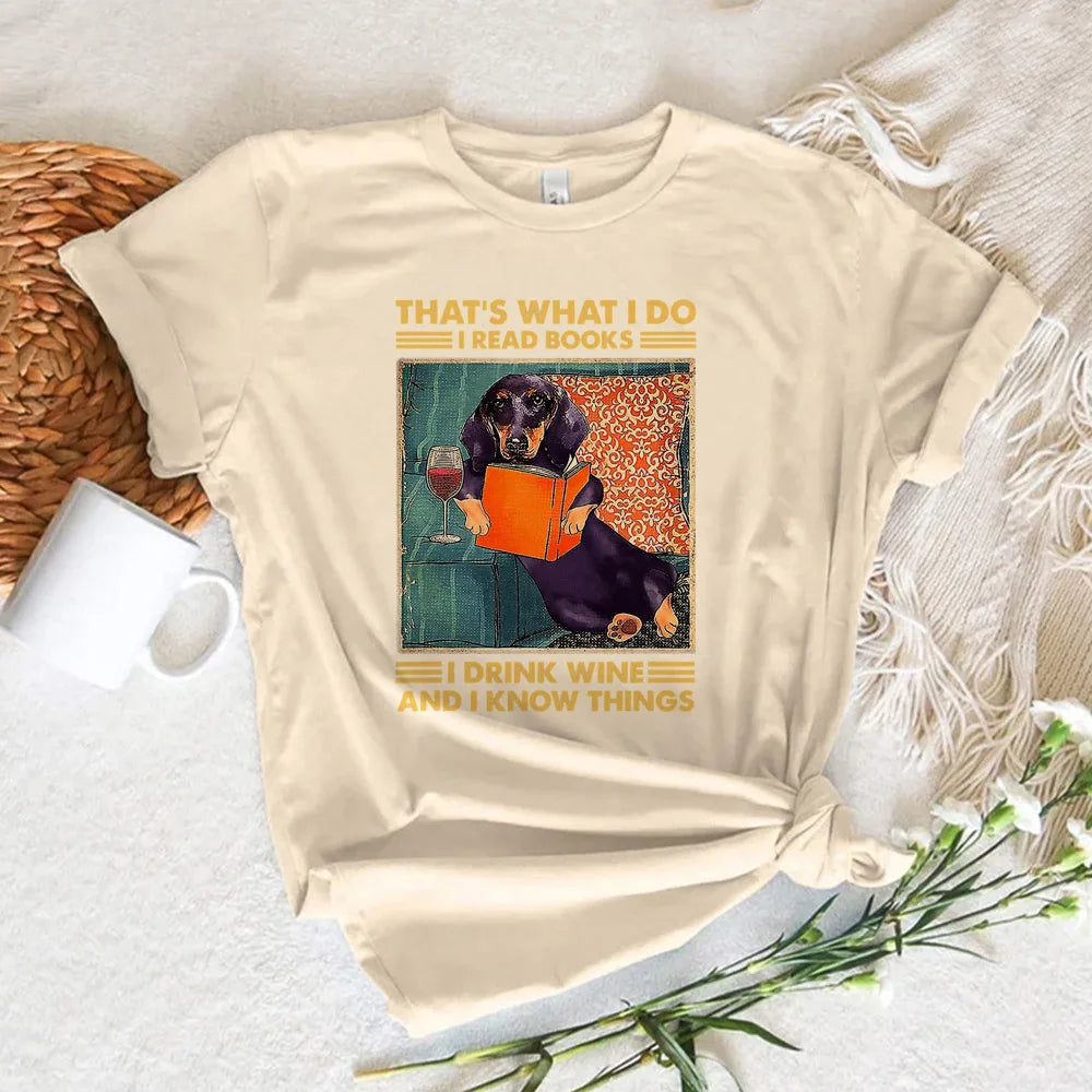 Dachshund Harajuku Graphic Tee - Neon Districts