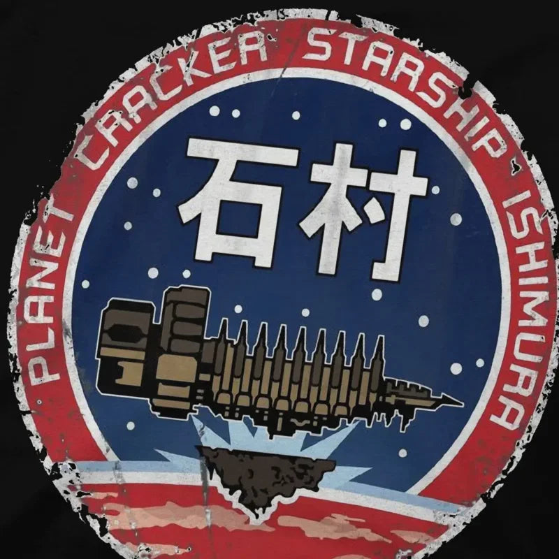 Dead Space — Ishimura Planet Cracker Badge Tee - Neon Districts