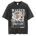 One Piece — Luffy Wanted Poster Graphic Tee - Neon Districts