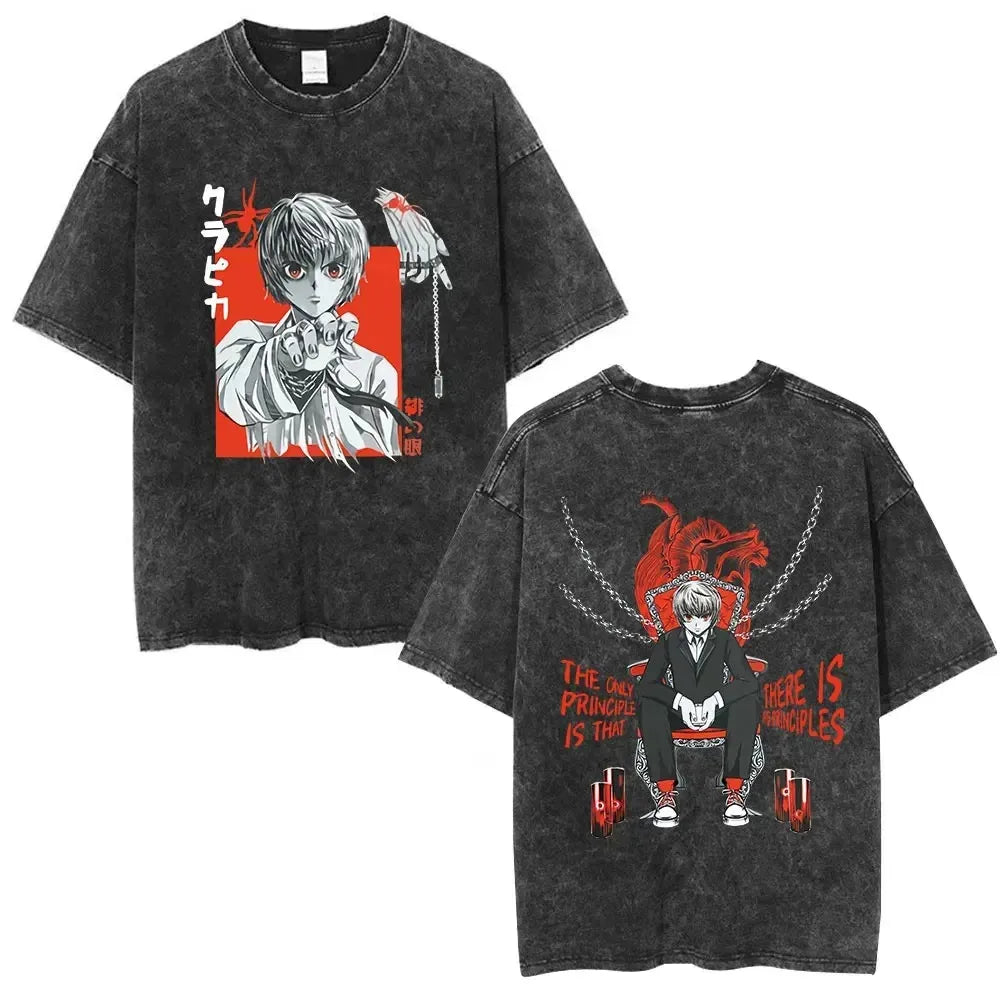 Hunter x Hunter Phantom Troupe Tee – Hisoka Oversized Washed