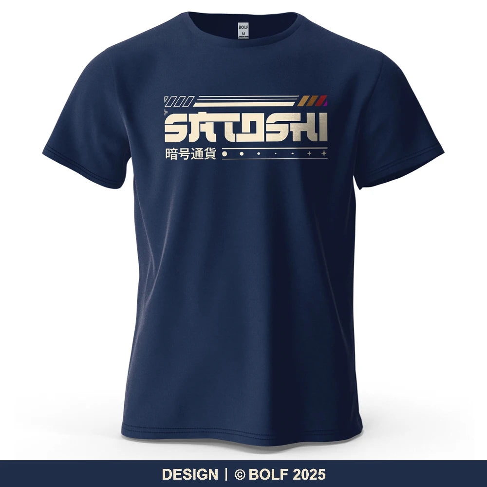 Satoshi — Crypto Tech Oversized Graphic Tee - Neon Districts