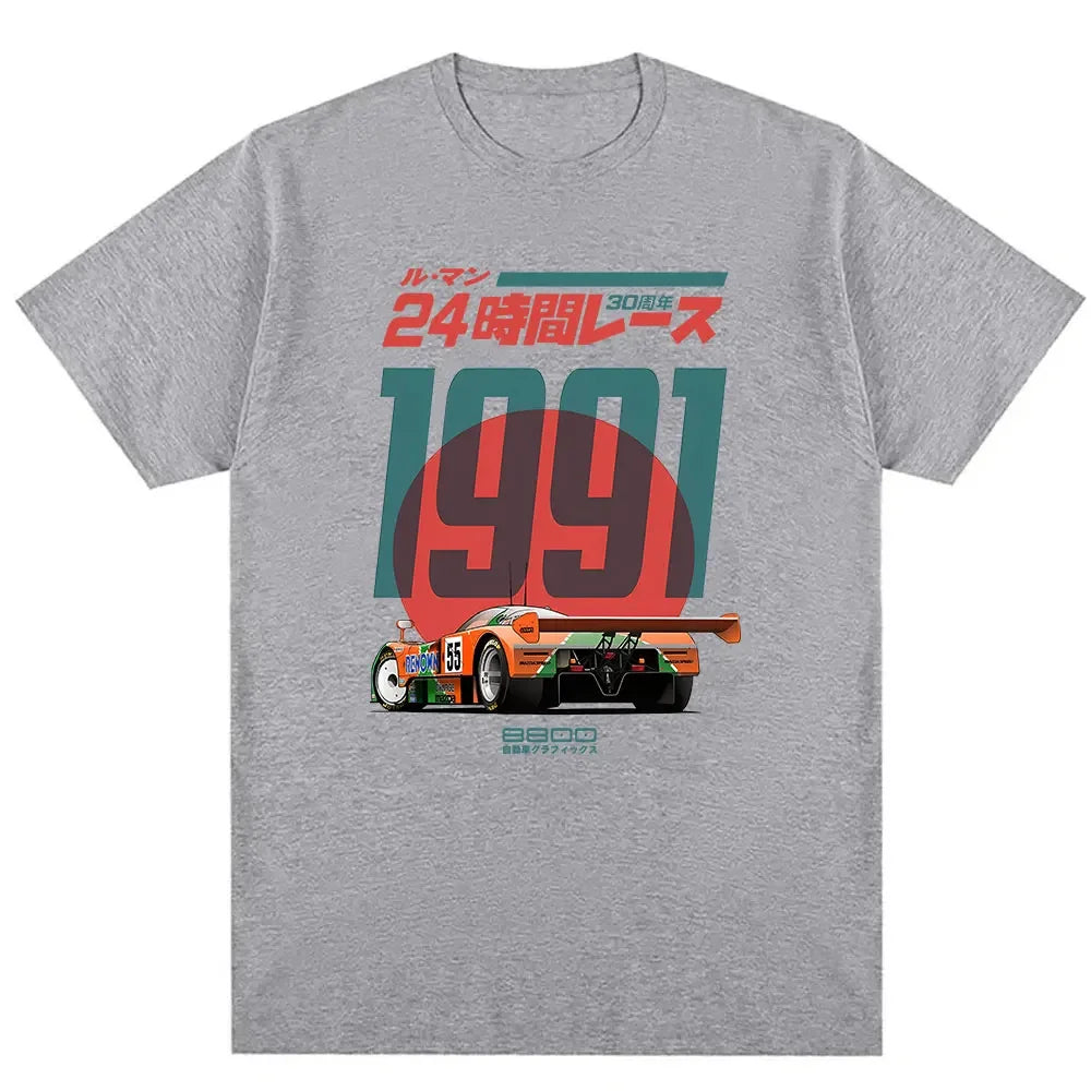 Mazda 787B — 30th Anniversary Le Mans Retro Tee - Neon Districts