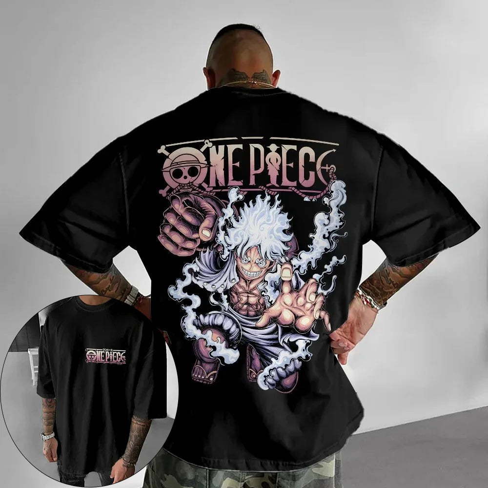 One Piece — Luffy Family Harajuku Parent & Child Tee - Neon Districts