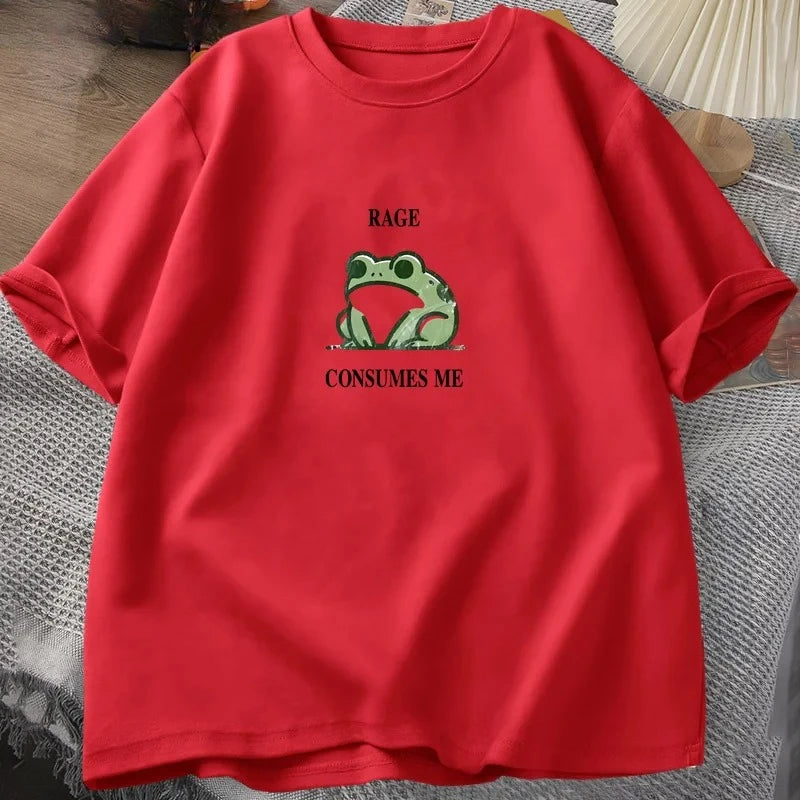"Rage Consumes Me" — Silly Frog Vintage Graphic Tee - Neon Districts