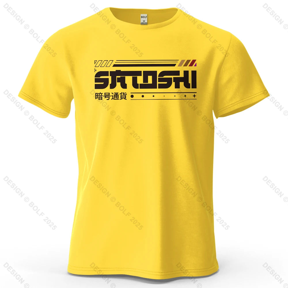 Satoshi — Crypto Tech Oversized Graphic Tee - Neon Districts