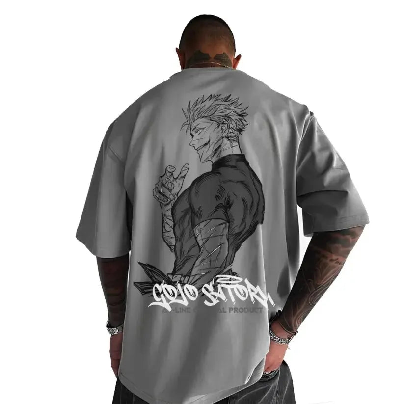 Jujutsu Kaisen — Gojo Satoru Parent & Child Harajuku Tee - Neon Districts