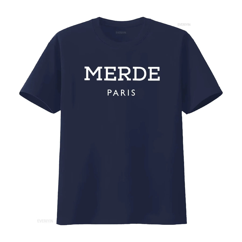 Merde Paris Vintage Washed Tee - Neon Districts