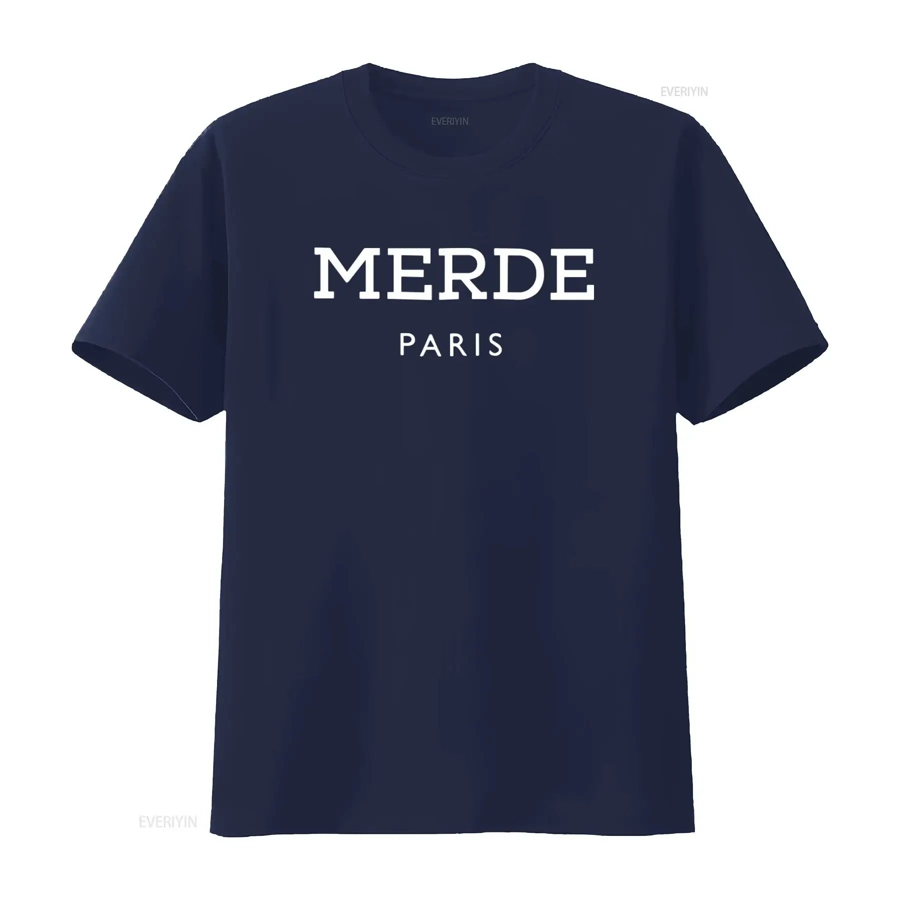 Merde Paris Vintage Washed Tee - Neon Districts