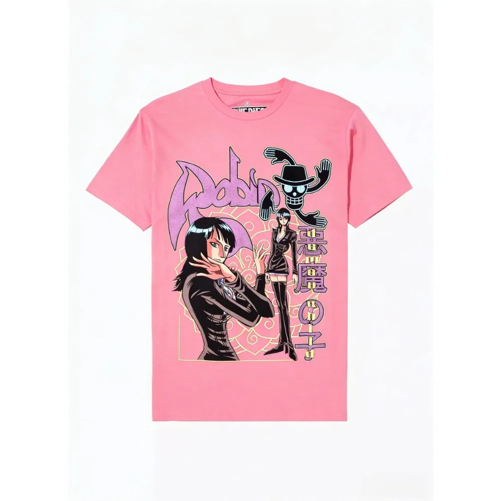 One Piece Nico Robin Tee for Parents & Kids - Essential for One Piece Fans - Neon Districts